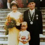 König Josef Fangmann mit Frau Ida, 1972