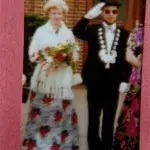 König Detlef Winkler mit Frau Gisela, 1975