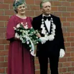 König Hugo Kramer mit Frau Maria, 1984