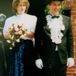 König Werner Haskamp mit Frau Renate, 1989