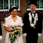 König Julius Steinriede mit Frau Edith, 1995