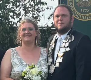 König Andreas Korte mit Frau Mareike, 2026
