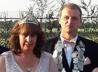König Walter Meyer mit Frau Heike, 2018