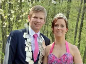 König Markus Bergmann mit Simone Schiltmeyer, 2011