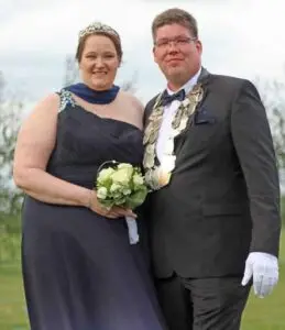 König Christian Wehri mit Frau Anke, 2019