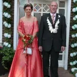 König Manfred Kampsen mit Frau Ulrike, 2004